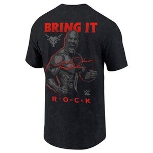 Ripple Junction WWE - The Rock ‘Bring It’ Graphic Tee Men's Size Large (NWOT)